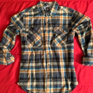 Volcom thick flannel shirt